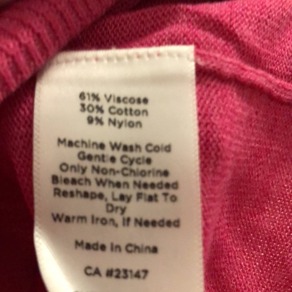 Vintage LikeNew Pink 2X Talbots S/S Sweater - Picture 5 of 6